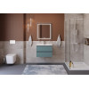 BelBagno Тумба с раковиной Kraft 39-70 подвесная Голубой матовый с раковиной BB-8099-3-70
