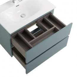BelBagno Тумба с раковиной Kraft 39-70 подвесная Голубой матовый с раковиной BB-8099-3-70