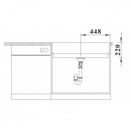 Мойка кухонная Blanco Vintera XL 9-UF 526110 черный