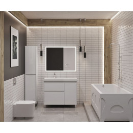 Aquanet Тумба с раковиной Nova Lite 2.0 90 L белая