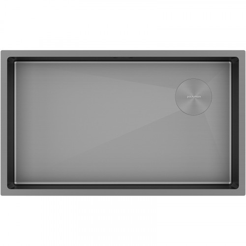 Мойка для кухни Paulmark Next-Skew Uni PM887444-MG 74 матовый серый
