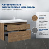Aquanet Тумба с раковиной Nova Lite 2.0 100 R подвесная дуб рустикальный