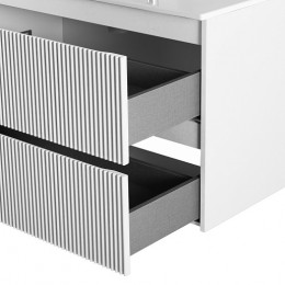 BelBagno Тумба с раковиной Uno mini 100 подвесная Bianco Opaco с раковиной BB-8099-3-100