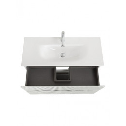 BelBagno Тумба с раковиной Uno mini 100 подвесная Bianco Opaco с раковиной BB-8099-3-100