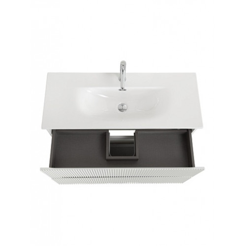 BelBagno Тумба с раковиной Uno mini 100 подвесная Bianco Opaco с раковиной BB-8099-3-100