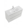 BelBagno Тумба с раковиной Uno mini 100 подвесная Bianco Opaco с раковиной BB-8099-3-100