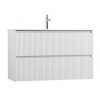 BelBagno Тумба с раковиной Uno mini 100 подвесная Bianco Opaco с раковиной BB-8099-3-100