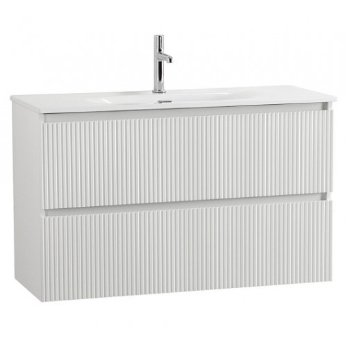BelBagno Тумба с раковиной Uno mini 100 подвесная Bianco Opaco с раковиной BB-8099-3-100