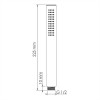 Комплект для ванны WasserKRAFT A6451.296.298.275.100.276 никель