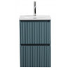 BelBagno Тумба с раковиной Uno mini 40 подвесная Голубой матовый с раковиной BB-8099-3-40