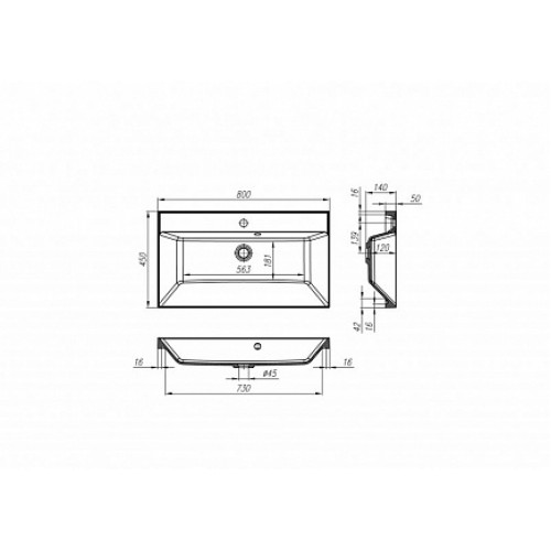 BelBagno Мебель для ванной AURORA 800 Rovere Nebrasca Nature, BTN