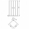 Aquanet  Душевой уголок Alfa Cube NAA1142 100x100