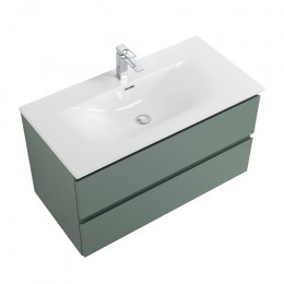 BelBagno Тумба с раковиной Kraft 90 подвесная Еловый матовый с раковиной BB-8099-90