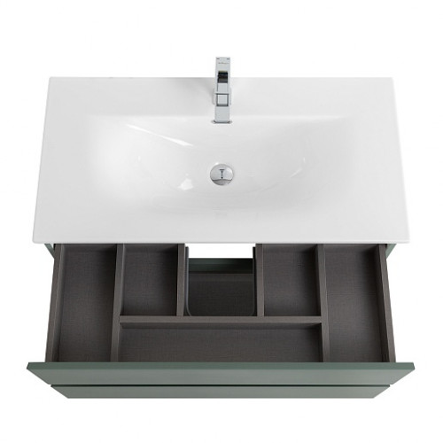 BelBagno Тумба с раковиной Kraft 90 подвесная Еловый матовый с раковиной BB-8099-90