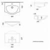 Corozo Мебель для ванной Креста 55 Z1 new