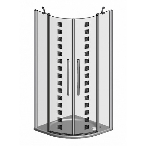 Roltechnik Душевой уголок "TR2 900 Design Plus" brillant