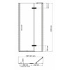 WasserKRAFT Душевая дверь Aller 10H05RBLACK MATT