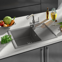 Мойка для кухни Lemark Imandra 9910021 64x50 серый