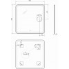 BelBagno Зеркало Marino 80x80 SPC-MAR-800-800-LED-TCH-LNZ