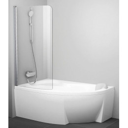 Ravak Шторка для ванны Chrome CVSK1 ROSA 140/150 L (7QLM0100Y1)