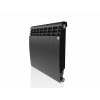 Радиатор биметаллический Royal Thermo BiLiner 350 Noir Sable 8 секций, боковое подключение