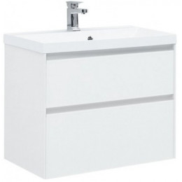 Aquanet Тумба с раковиной Гласс 80