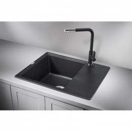 Кухонная мойка Granula 6201sv шварц