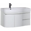 Aquanet Тумба с раковиной Сопрано 2-95 L белая (169631)