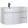 Aquanet Тумба с раковиной Сопрано 2-95 L белая (169631)