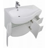 Aquanet Тумба с раковиной Сопрано 2-95 L белая (169631)