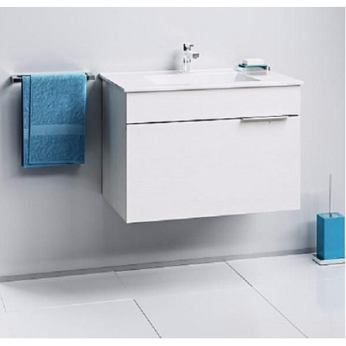 Aqwella Тумба с раковиной Бриг 75 подвесная, белая