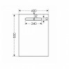Зеркало СаНта Лондон 60 900518, с LED подсветкой