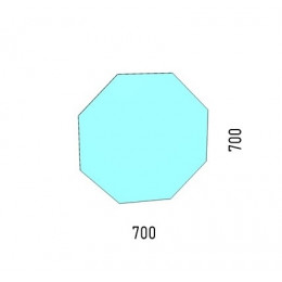 Зеркало Corozo Каре 70 см SD-00000962 белое c подсветкой