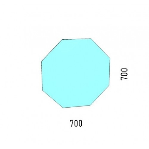 Зеркало Corozo Каре 70 см SD-00000962 белое c подсветкой