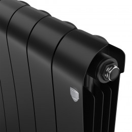 Радиатор биметаллический Royal Thermo Infinity 500 Noir Sable 10 секций, боковое подключение