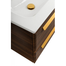 BelBagno Мебель для ванной Eco Cer-N 120 с 4 ящиками орех шоколад софт CZR-8095-120-2 ручки сатиновое золото