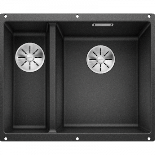 Кухонная мойка Blanco Subline 340/160-U (чаша справа), антрацит