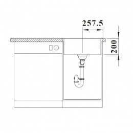 Мойка кухонная Blanco Naya 5 526578 черный