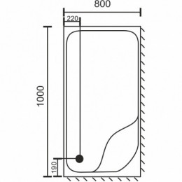 Royal Bath Душевой поддон RB 8100BP L