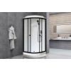 Royal Bath Душевая кабина HK RB 90HK1-M-BL 90x90 стекло матовое профиль черный матовый