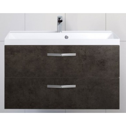 BelBagno Тумба с раковиной AURORA 900 Cemento Scuro, ручки хром