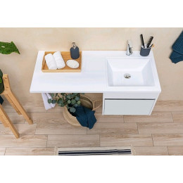Aquanet Тумба с раковиной Токио 120 R подвесная
