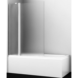 WasserKRAFT Шторка на ванну Berkel 48P02-110L Matt glass Fixed