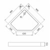 Gemy Поддон для душа ST11T