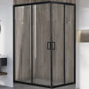 Royal Bath Душевой уголок RB 9120HPD-T-BL 120х90х185