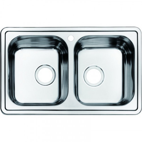 Мойка кухонная Iddis Strit STR78S2i77 78 х 48 см шелк