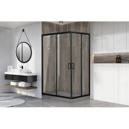 Royal Bath Душевой уголок RB 8120HPD-T-BL 120х80х185