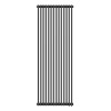 Трубчатый дизайн-радиатор Royal Thermo Insignia VC2180 14 секций, черный, нижнее подключение