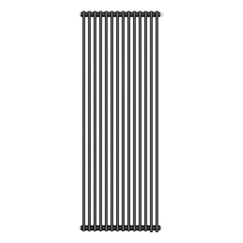 Трубчатый дизайн-радиатор Royal Thermo Insignia VC2180 14 секций, черный, нижнее подключение