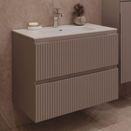 Aquanet Мебель для ванной Джейн 2.0 70 Flat подвесная мокко матовый